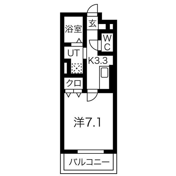 セジュールUMEDAの間取り