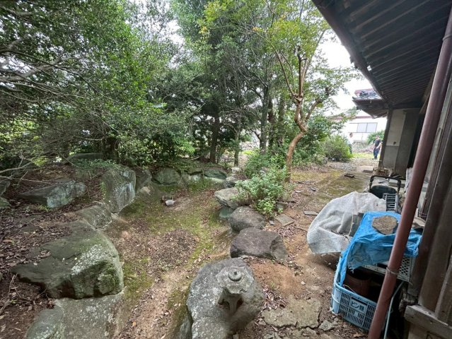石岡市高浜　中古戸建の庭