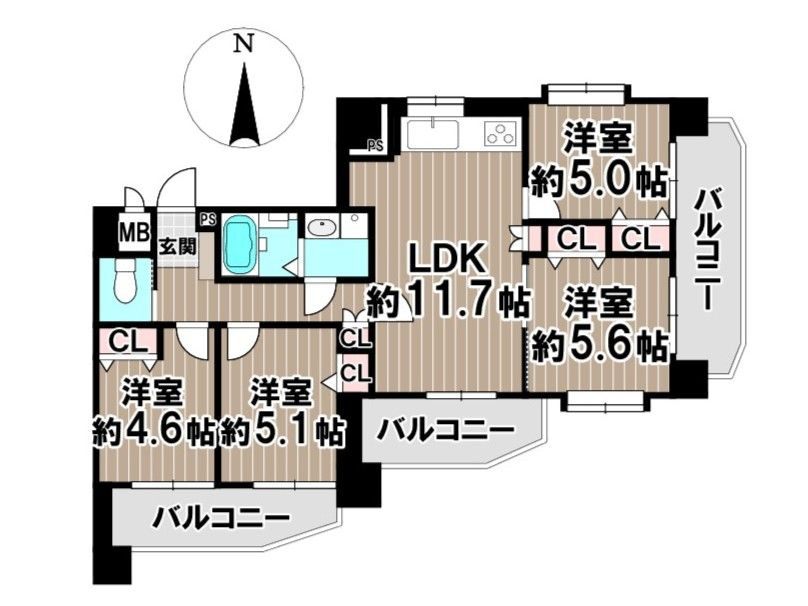 三愛シティライフ箱崎12|落ち着いた色合いの外観です！
