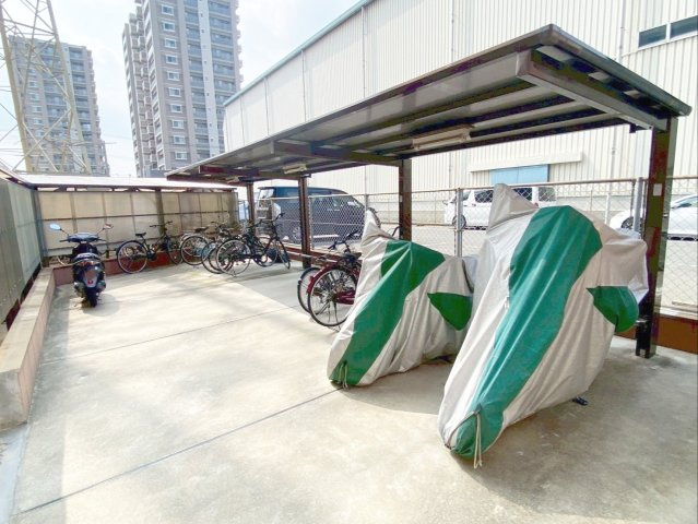 三愛シティライフ箱崎12の駐輪場|きちんと管理された駐輪場です！