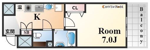 ファビュロウスサンコーの間取り