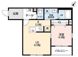 【間取り】 | リーブルファイン新座大和田　２号棟