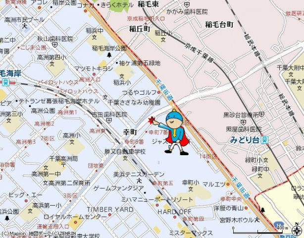 【地図】 | グランドマンション | 案　内　図