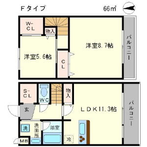 BLANCFORETの間取り