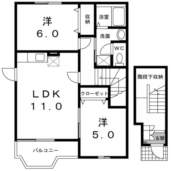 【間取り】 | フレーズ　メゾン　Ｂ