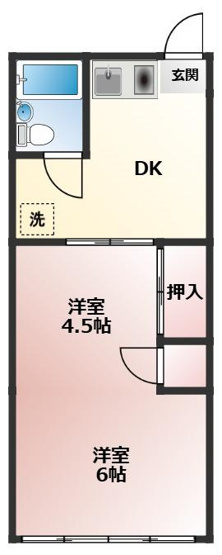【間取り】 | コーポ大池