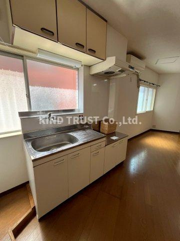 長柄西淀屋ビルのキッチン|お料理しやすいキッチンです