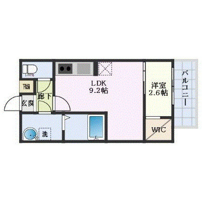 シャインライズ楽々園の間取り