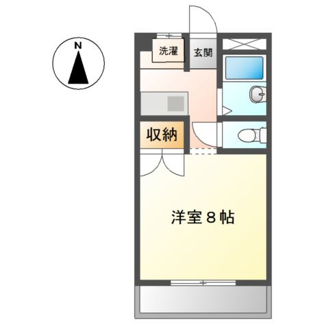 ユースハイム清水の間取り