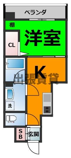 仲介手数料0円！！TENAS泉の間取り