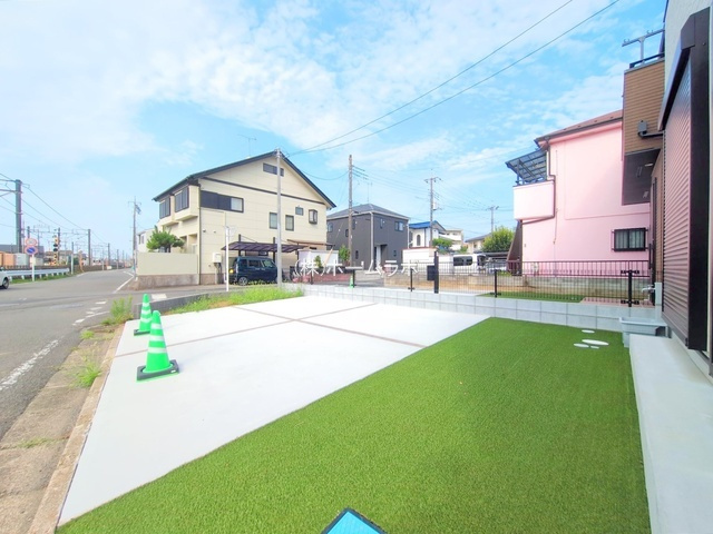 【新築】坂戸市溝端町新築住宅 全1棟の庭|広々したお庭付きの住宅☆