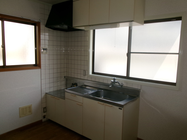 木村アパートのキッチン|きれいなキッチンです
