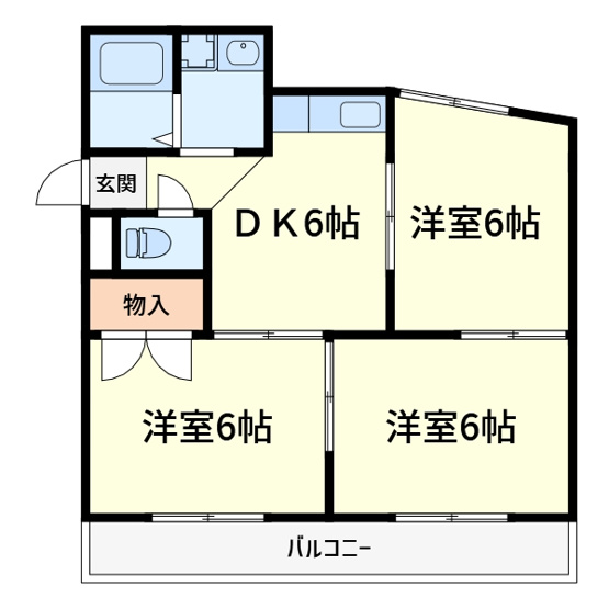 【間取り】 | フルネスパートⅠ