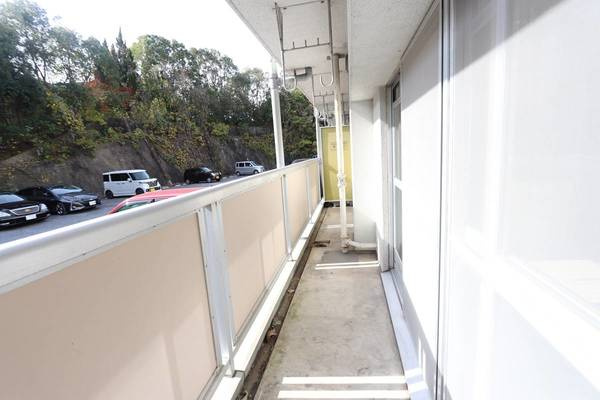 ビレッジハウス直方東1号棟のバルコニー|ビレッジハウスの同一物件・同一タイプの間取りの写真です