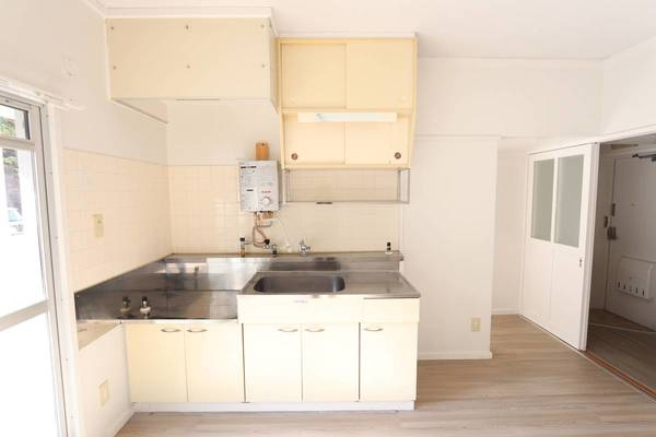 ビレッジハウス直方東1号棟のキッチン|ビレッジハウスの同一物件・同一タイプの間取りの写真です