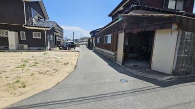 【前面道路含む現地写真】 | 米子市西福原9丁目　土地 | 南側道路