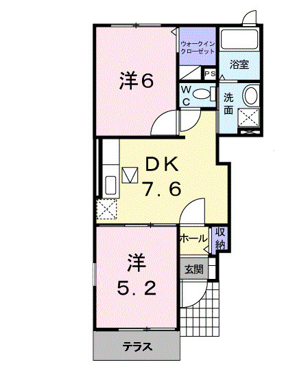 キャトルセゾンの間取り