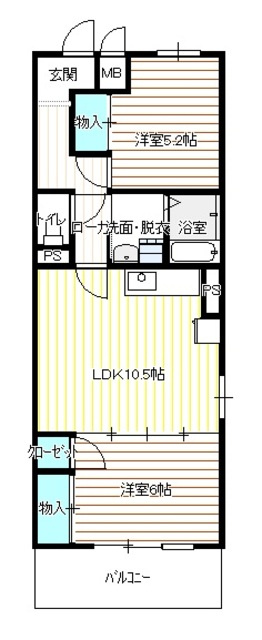 ソレアードⅡの間取り