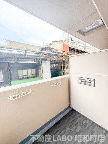 エグゼ大阪CITYアインツのバルコニー