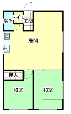 泰宝マンションの間取り