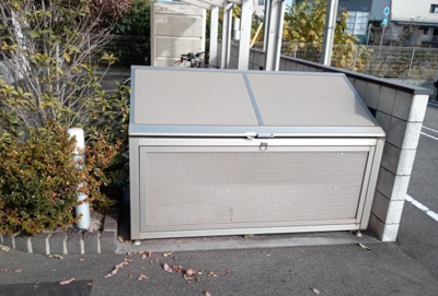 【その他共用部分】 | D-roomピジョン | 敷地内ゴミ置場