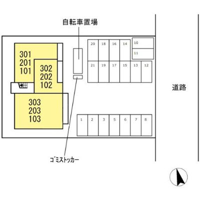 【区画図】 | D-roomピジョン