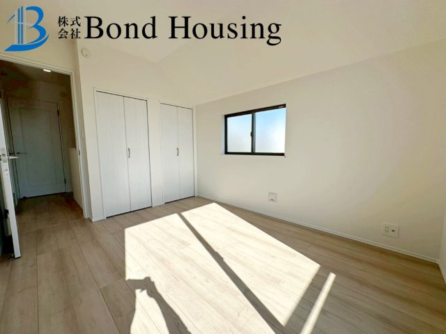 南向きで陽当たり良好　南多聞台3丁目　新築3区画　Ｂ号棟の寝室