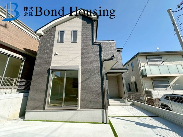 お車2台駐車可能　南多聞台3丁目　新築3区画　Ｃ号棟の外観