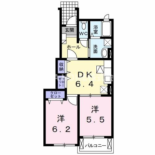 サザンヒルズの間取り|市島駅から徒歩圏内♪