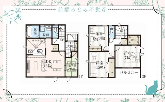 高崎市下小鳥町2期　３号棟(全４棟)　グラファーレ　新築建売分譲の間取り