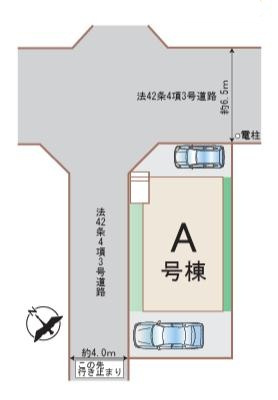 【区画図】 | 春日部市下蛭田　新築一戸建て