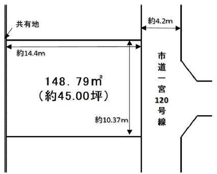 一宮土地の土地図
