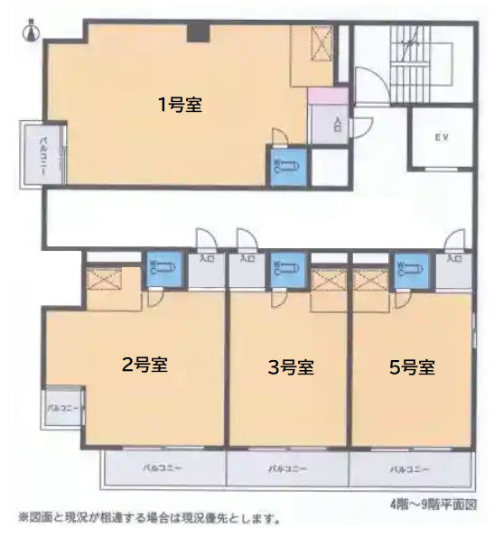 ISE名古屋ビル【　サロン系おすすめ　】の間取り