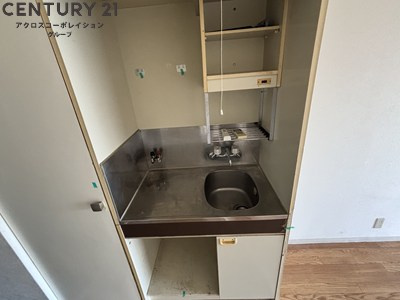 ガスコンロ設置可能なキッチンです！