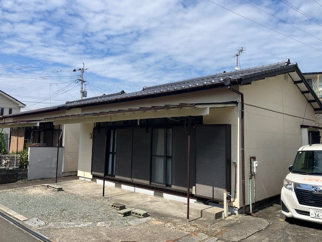 久留米市野中町の一戸建ての外観