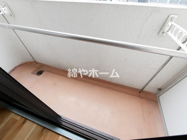 メロディーハイム夕陽丘のバルコニー|陽当たり良好なバルコニーです