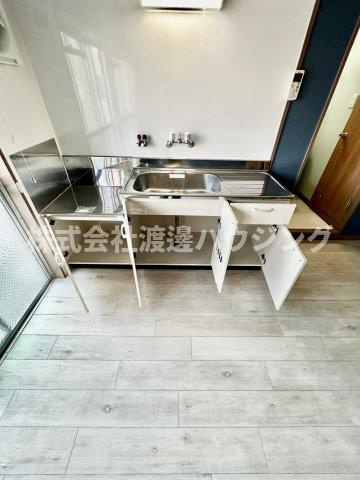 池上ハイツのキッチン|キッチン下収納