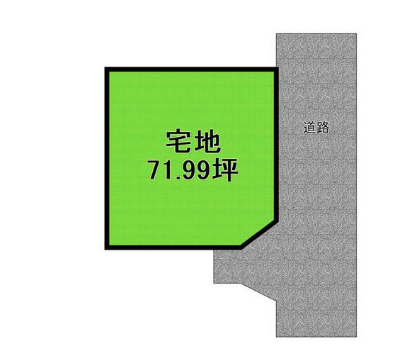 東雲町3丁目　売土地の土地図