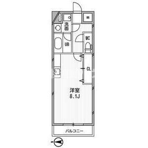 アーデン江坂Ⅱの間取り