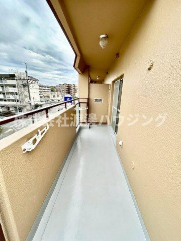 ミダスハイツのバルコニー