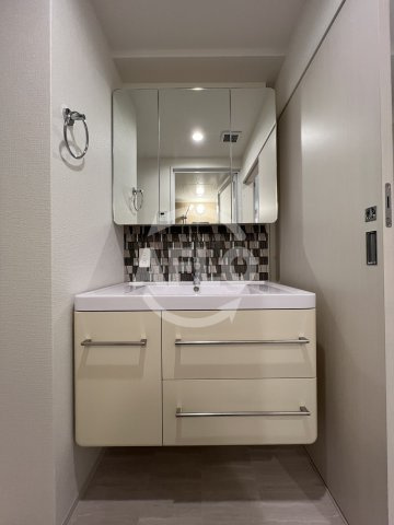 セレニテフラン梅田　西天満小学校の洗面所|セレニテフラン梅田　洗面所