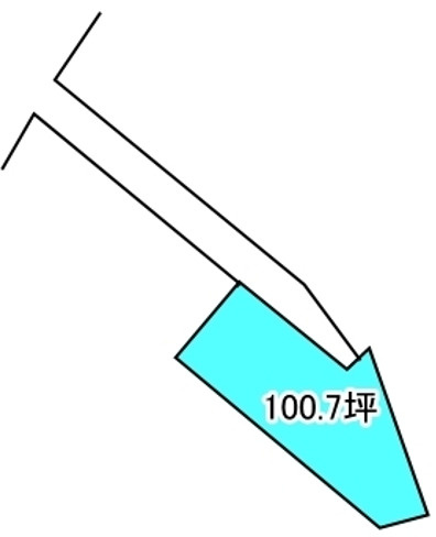 政枝町3丁目　売土地の土地図