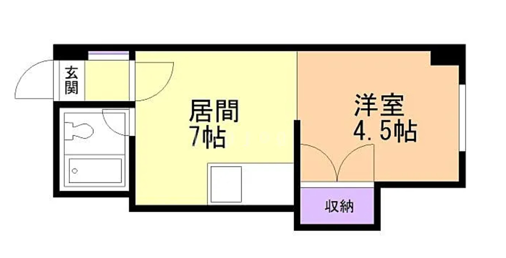 札幌市中央区南二十四条西11丁目　一棟売マンションの間取り