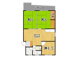 【間取り】 | 海宝マンション