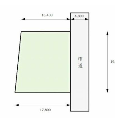 松木町　売土地の土地図