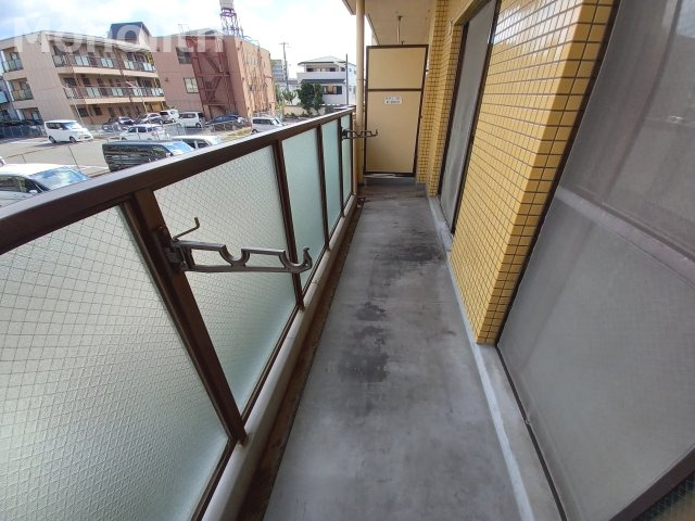 吉与ハイムのバルコニー