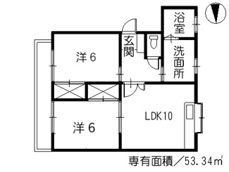 【間取り】 | パル翠町