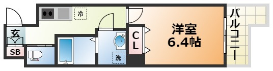 ユリシス神戸ウエストの間取り