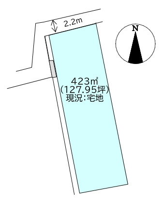 新須賀町1丁目　売土地の土地図