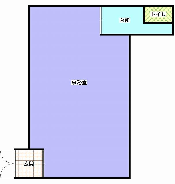 工業団地事務所の間取り
